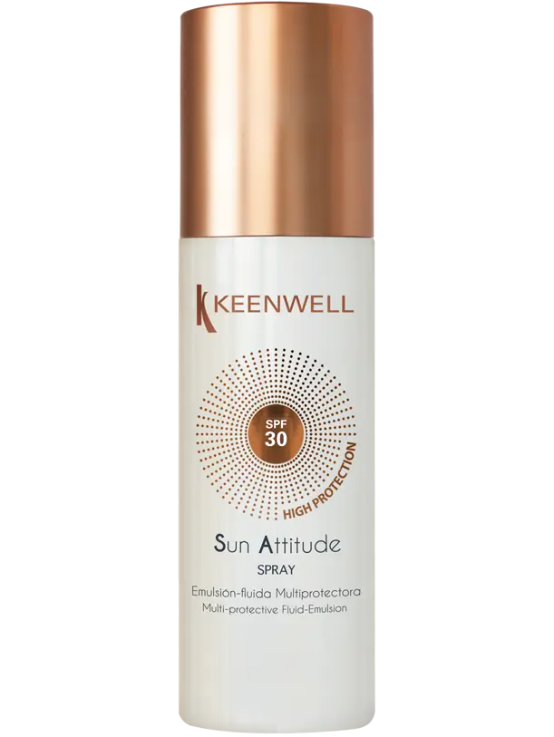 KEENWELL Sun Attitude apsauginė fluidinė emulsija kūnui SPF30