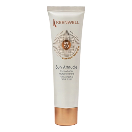 KEENWELL Sun Attitude apsauginis kremas veidui SPF50