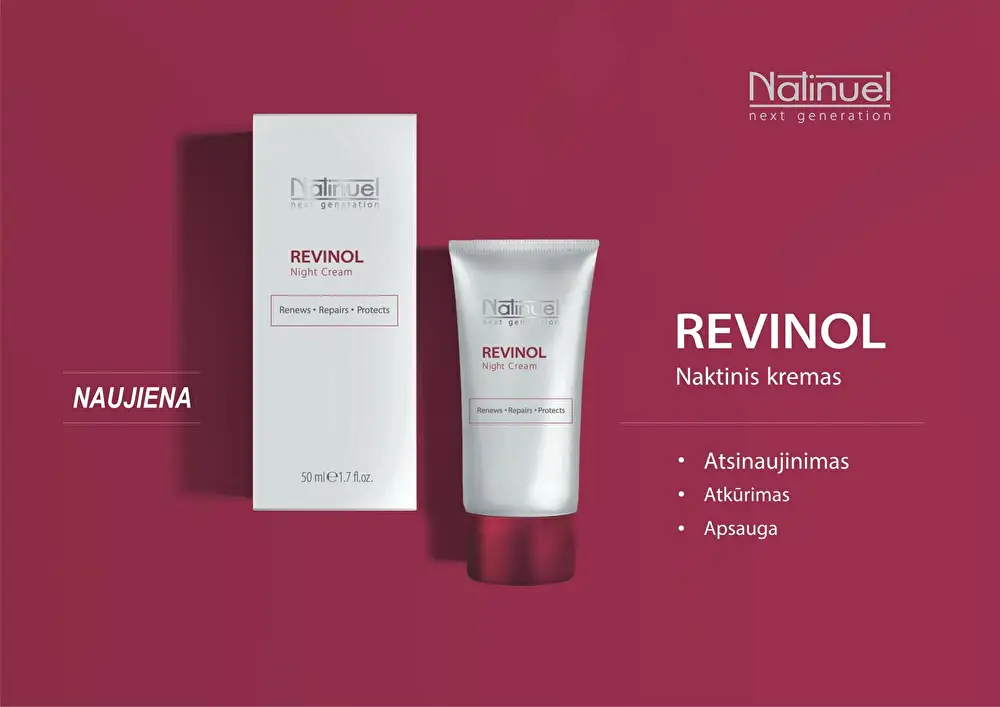 NATINUEL naktinis kremas REVINOL NATINUEL naktinis kremas REVINOL