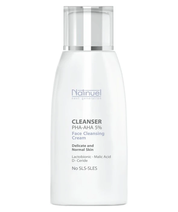 NATINUEL PRAUSIKLIS CLEANSER PHAS - AHA 5% Jautriai odai 5%