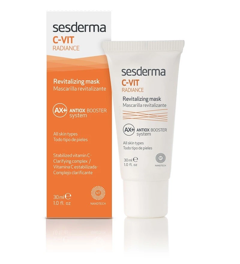 SESDERMA C-VIT RADIANCE gaivinamoji veido kaukė SESDERMA C-VIT RADIANCE gaivinamoji veido kaukė
