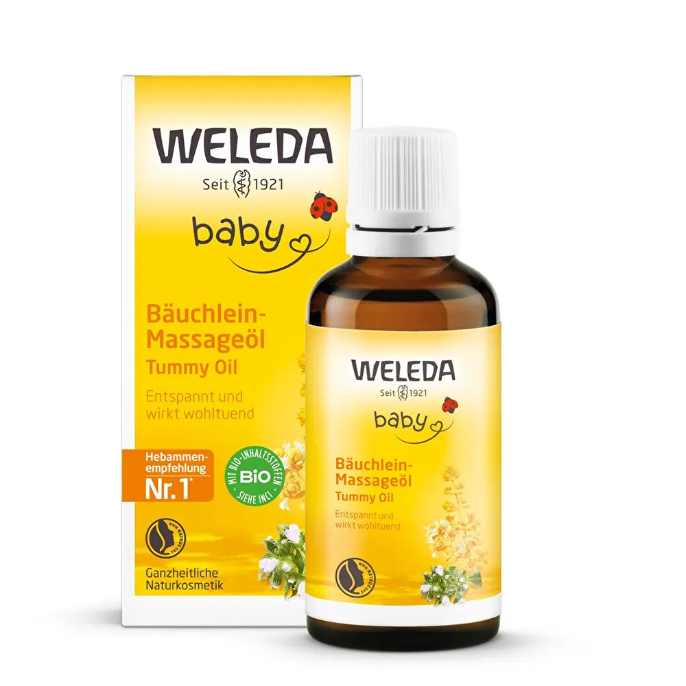 WELEDA Aliejus kūdikiams nuo pilvuko pūtimo, 50ml WELEDA Aliejus kūdikiams nuo pilvuko pūtimo, 50ml
