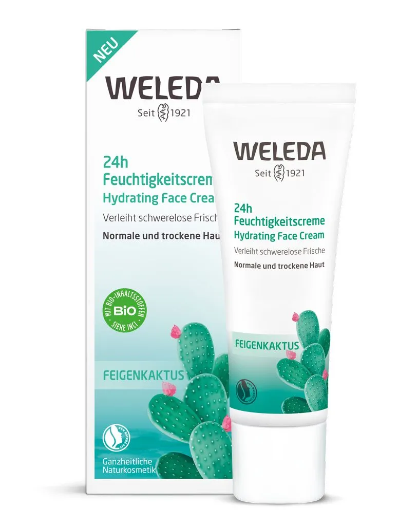 WELEDA CACTUS 24h drėkinamasis veido kremas, 30ml WELEDA CACTUS 24h drėkinamasis veido kremas, 30ml