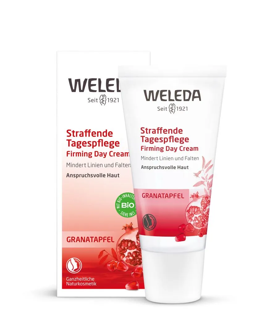 WELEDA Dieninis stangrinamasis kremas su granatais, 30ml WELEDA Dieninis stangrinamasis kremas su granatais, 30ml