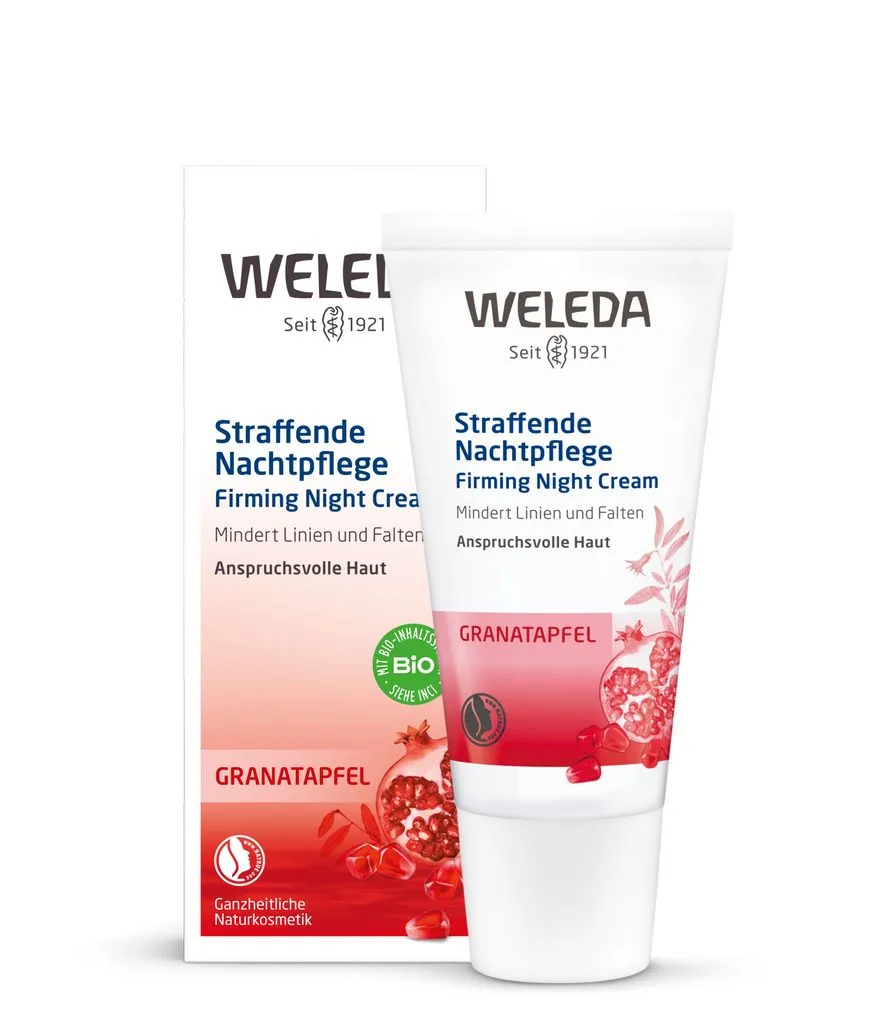 WELEDA Naktinis stangrinamasis kremas su granatais, 30ml WELEDA Naktinis stangrinamasis kremas su granatais, 30ml