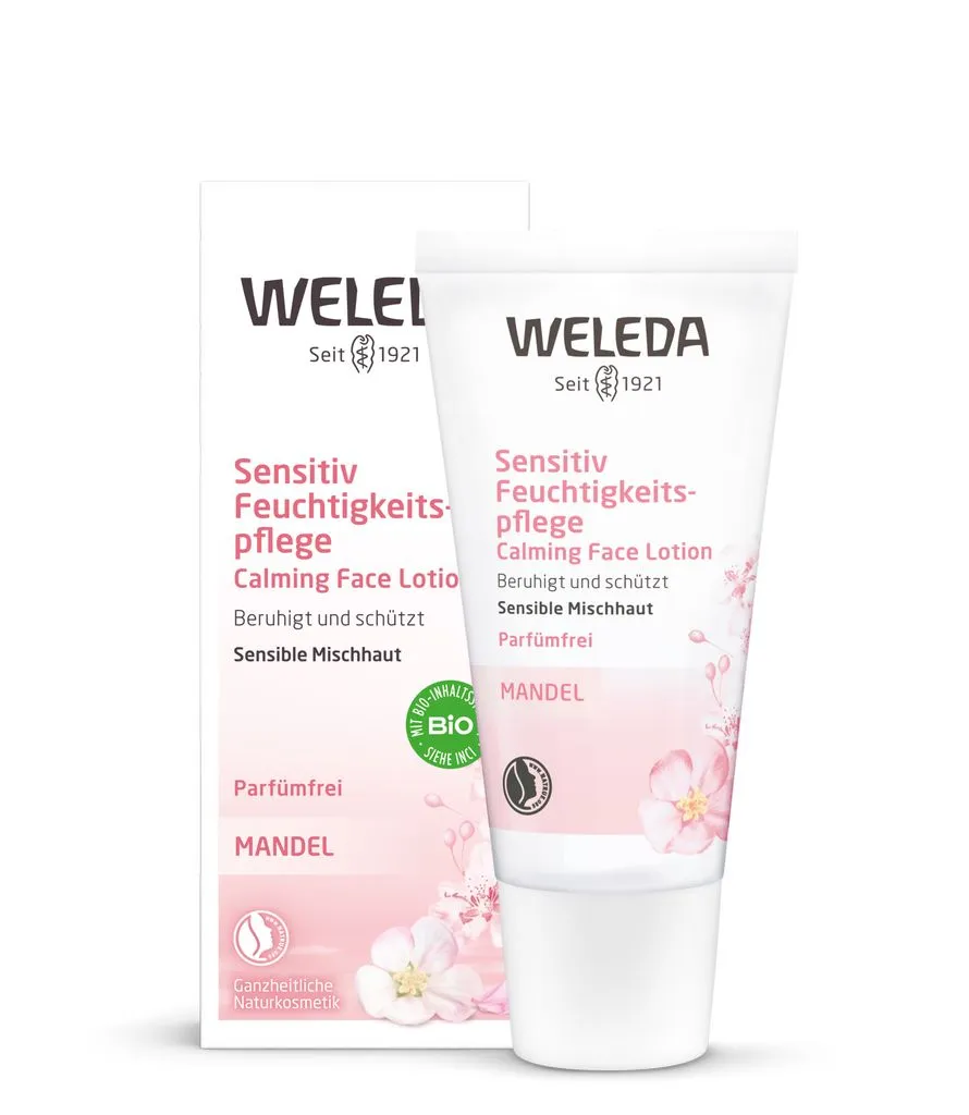 WELEDA Raminamoji veido emulsija su migdolais, 30ml WELEDA Raminamoji veido emulsija su migdolais, 30ml
