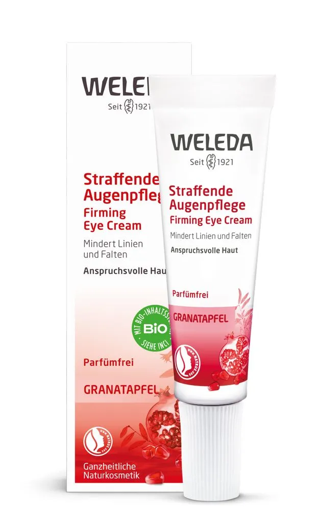WELEDA Stangrinamasis paakių kremas su granatais, 10ml WELEDA Stangrinamasis paakių kremas su granatais, 10ml