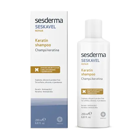 SESDERMA SESKAVEL REPAIR Šampūnas su keratinu, 200 ml