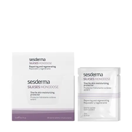 SESDERMA SILKSES Drėkinamasis apsauginis kremas, 20x3 ml