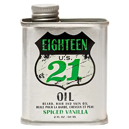 1821 MAN MADE Aliejus barzdai, plaukams ir odai Oil Spiced Vanilla, 60ml