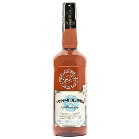 1821 MAN MADE Daugiafunkcė priemonė vyrams 3 in 1: stiprinamasis šampūnas, kondicionierius ir kūno prausiklis viename Wash Absolute Mahogany, 946ml