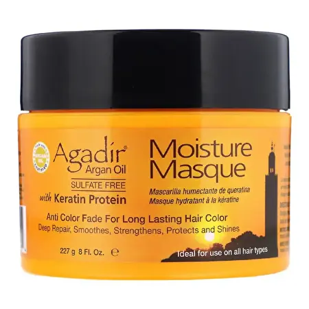 AGADIR Drėkinanti plaukų kaukė Argan Oil Moisture Hair Masque , 227g