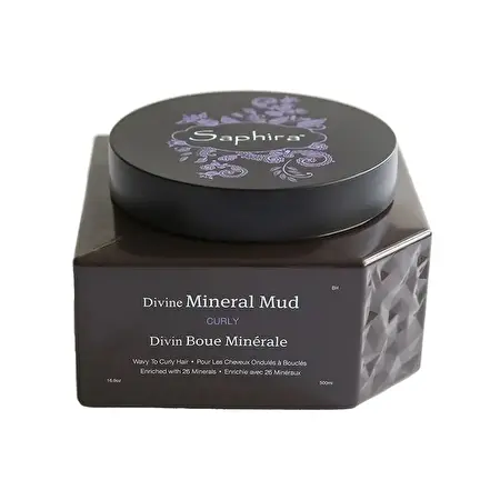 SAPHIRA Kaukė-mineralinis purvas plaukams Saphira Divine Mineral Mud, 500ml