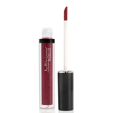 BELLAPIERRE Mineraliniai kreminiai lūpų dažai Bellapierre Kiss Proof Lip Creme 40s Red