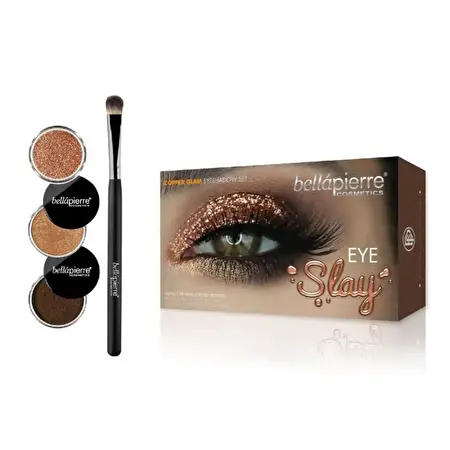 BELLAPIERRE Profesionalus akių makiažo rinkinys Bellapierre Eye Slay Kit - Copper Glam