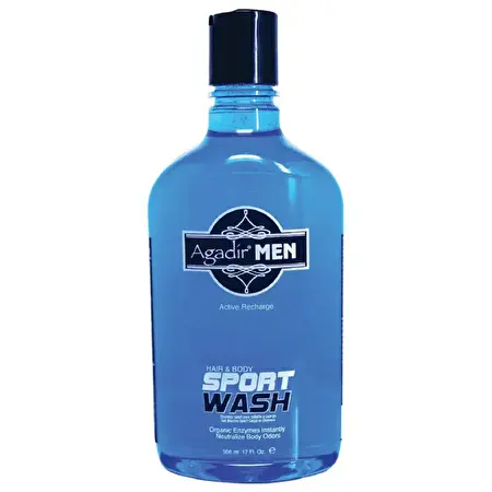 AGADIR Šampūnas ir kūno prausiklis vyrams Men Hair & Body Sport Wash, 508ml