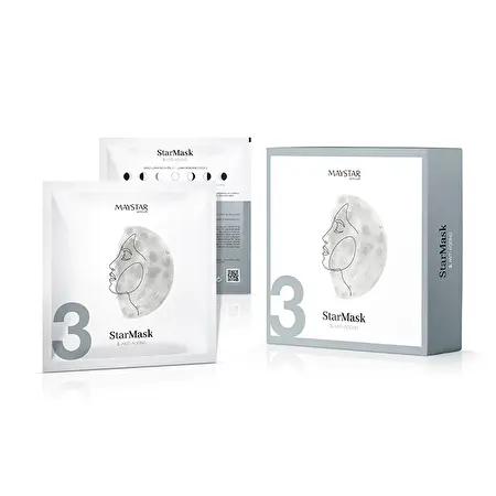 MAYSTAR STARMASK 3 Priešraukšlinė kaukė, 2x30g