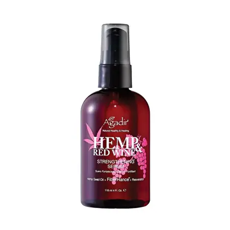 AGADIR Stiprinantis plaukų serumas Hemp and Wine Strengthening Serum Pump, 118ml