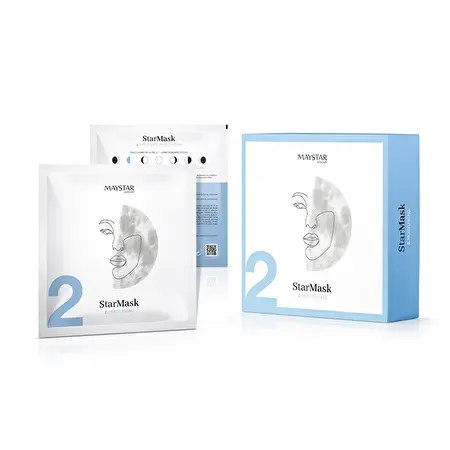 MAYSTAR STARMASK 2 Drėkinamoji kaukė, 2x30g