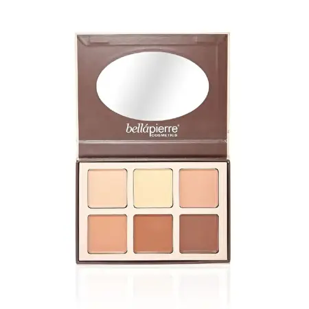 BELLAPIERRE Veido kontūravimo priemonių paletė Bellapierre Contour & Highlight Cream Palette