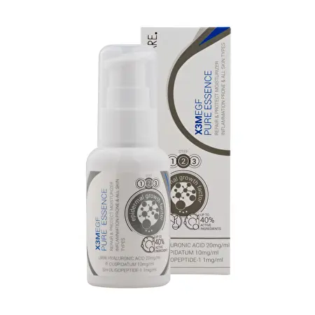 CLINICARE X3M EGF Priešuždegiminio poveikio drėkinamoji esencija, 50 ml
