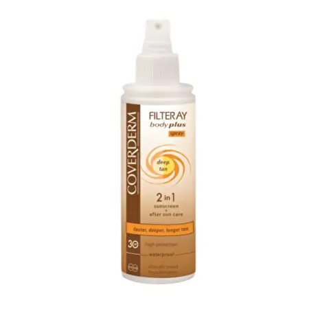 COVERDERM Purškiklis greitesniam įdegiui SPF30, 100 ml