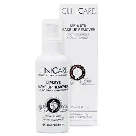 CLINICARE Akių ir lūpų makiažo valiklis, 100 ml