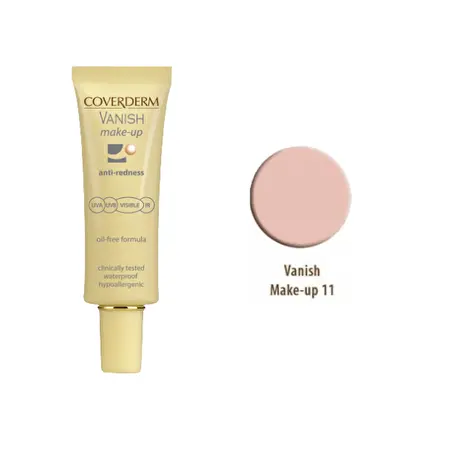 COVERDERM Maskuojamasis kremas prieš kuperozę SPF50+ Nr. 11, 30 ml