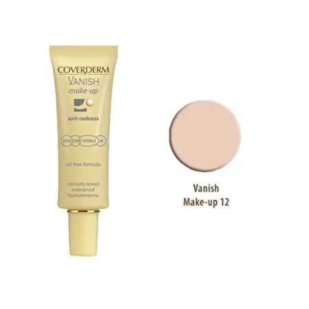 COVERDERM Maskuojamasis kremas prieš kuperozę SPF50+ Nr. 12, 30ml
