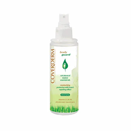 COVERDERM Purškiamas repelentas kūnui su 8 eteriniais aliejais, 100 ml