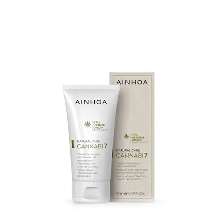 AINHOA CANNABI7 Veido odos kaukė su kanapių aliejumi, 50 ml