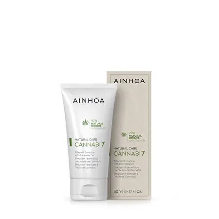 AINHOA CANNABI7 Veido odos emulsija su kanapių aliejumi, 50 ml