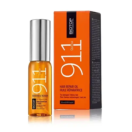 BIOTOP Aliejinis serumas plaukams su bolivinėmis balandomis „Professional Quinoa Oil Serum”, 10 ml
