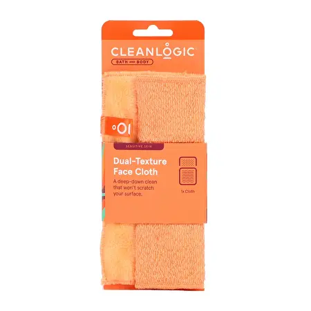 Cleanlogic Sensitive Skin Dual-Texture veido šluostė