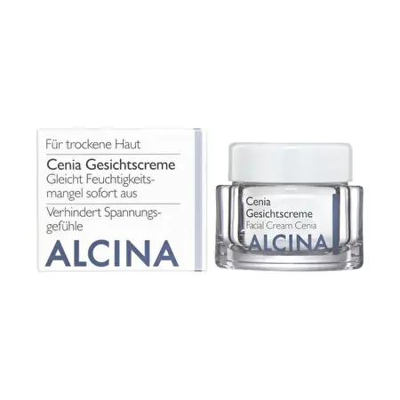ALCINA Veido kremas T CENIA GESICHTSCREME, su urea, L–argininu ir baltosios arbatos ekstraktu, 50 ml ALCINA Veido kremas T CENIA GESICHTSCREME, su urea, L–argininu ir baltosios arbatos ekstraktu, 50 ml