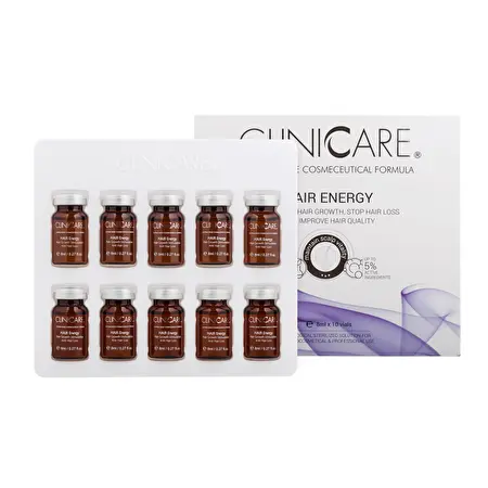 CLINICARE Plaukų augimą stimuliuojantis kokteilis, 8 ml