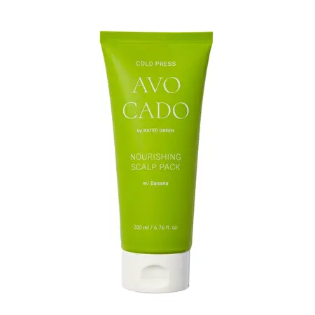 Rated Green AVO CADO Maitinanti plaukų kaukė "Cold Press Avocado Nourishing Scalp Pack w/ Banana", 200 ml	