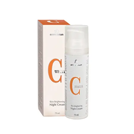Anna Lotan C-WHITE naktinis veido kremas su vitaminu C, 75 ml