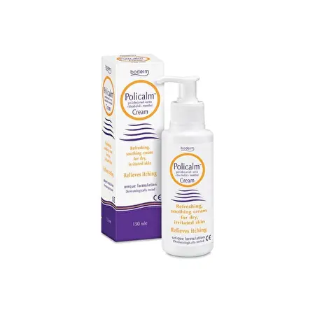 BODERM Kremas POLICALM sausai ir sudirgusiai odai, 150 ml