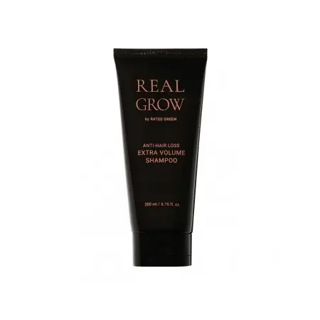 Rated Green REAL GROW Šampūnas nuo plaukų slinkimo „Anti-Hair Loss Volumizing Shampoo“, 200 ml