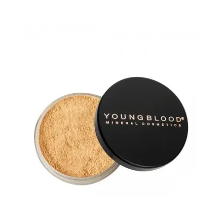 YOUNGBLOOD birus mineralinis makiažo pagrindas - pudra „Loose Mineral Foundation”, Warm Beige (Warm),10 g	