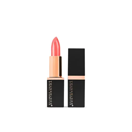 YOUNGBLOOD kreminiai mineraliniai lūpų dažai „Mineral Creme Lipstick“, Coral Beach, 4 g
