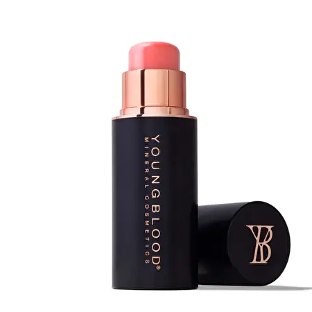 Youngblood trys viename kreminiai skaistalai, lūpų dažai ir akių šešėliai “Vivid Luxe Crème Blush”, Pink Prosecco, 9,5 g	