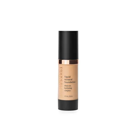 YOUNGBLOOD skystas mineralinis makiažo pagrindas - pudra „Liquid Mineral Foundation“, Golden Tan (Neutral),30 ml	