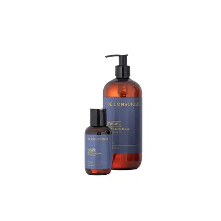 BE.CONSCIOUS Mindful dušo gelis FOCUS, 100 ml
