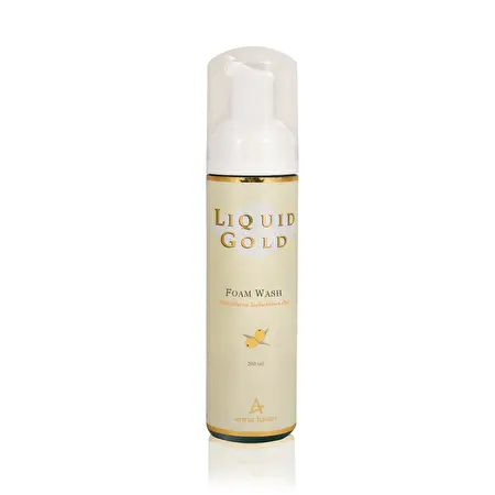 ANNA LOTAN LIQUID GOLD putos makiažui valyti su šaltalankių aliejumi, 200ml