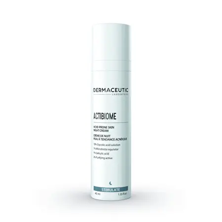DERMACEUTIC ACTIBIOME Veido kremas aknės pažeistai odai, 40ml