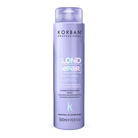 KORBAN BLOND REPAIR VIOLET SHAMPOO Šviesių plaukų šampūnas, 500ml