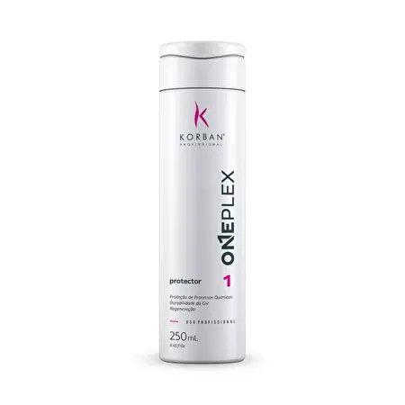 Korban Oneplex Protector 1 intensyvi plaukų struktūros atkūrimo priemonė, 250 ml