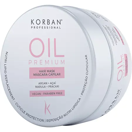 Korban Oil Premium drėkinanti plaukų kaukė, 250 g